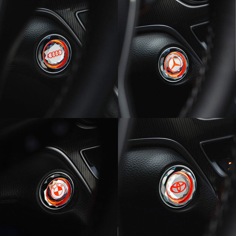 Promoție excelentă🔥Reducere de 49%🔥Buton de protecție cu cristal cu o singură cheie pentru pornire