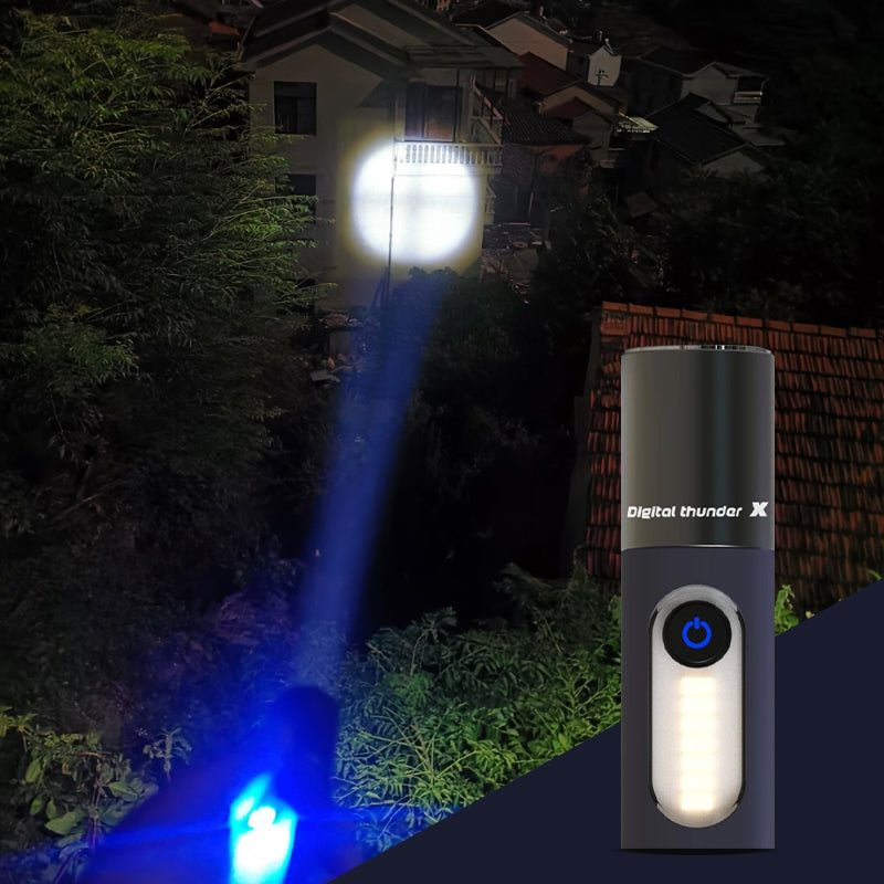 Акумулаторно тактическо лазерно фенерче с LED