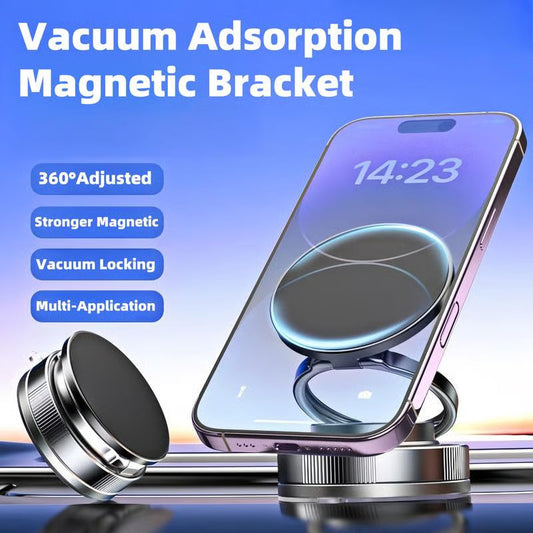 🔥Kup więcej, zaoszczędź więcej🔄360° Regulowany magnetyczny uchwyt próżniowy na telefon📱🚗