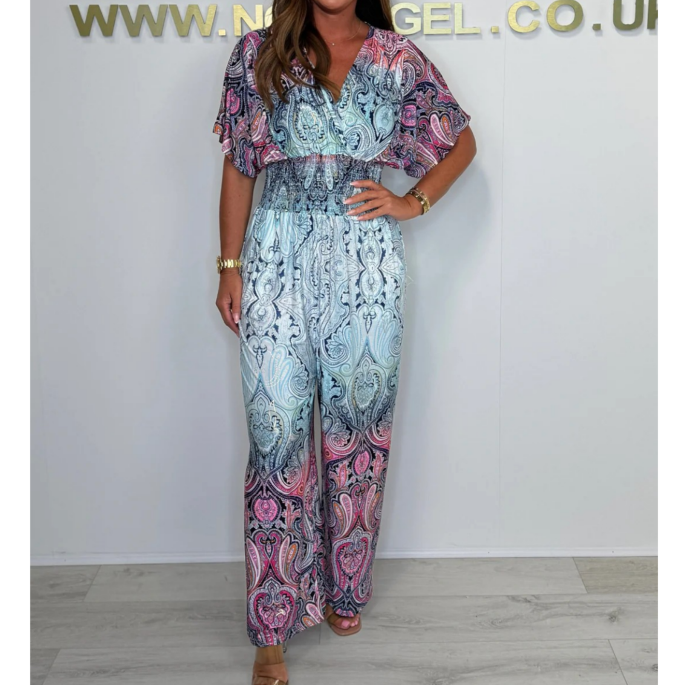 🌷Szeroki kombinezon w stylu boho