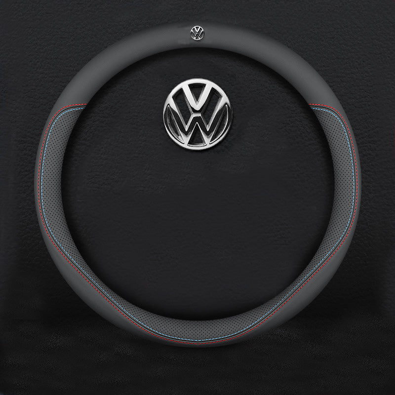 Висококачествен калъф за волан от кожа Nappa – Луксозен комфорт, дишаща конструкция и целогодишна издръжливост