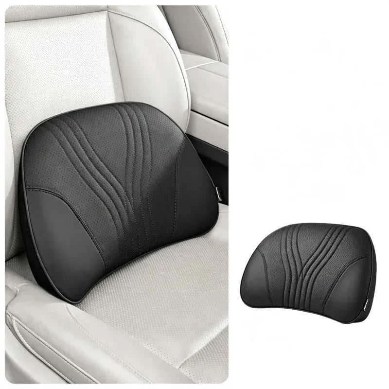 ⭐Poduszka pod zagłówek i odcinek lędźwiowy fotela samochodowego Premium