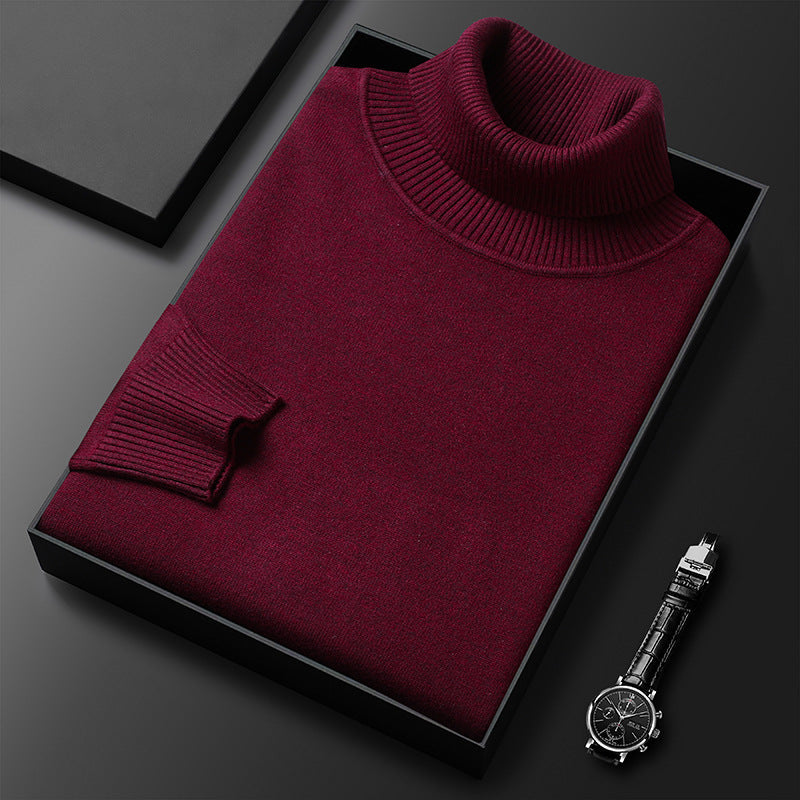 Męski sweter premium w jednolitym kolorze