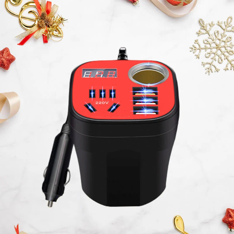 Автомобилен конвертор тип Cup Inverter QC Charger