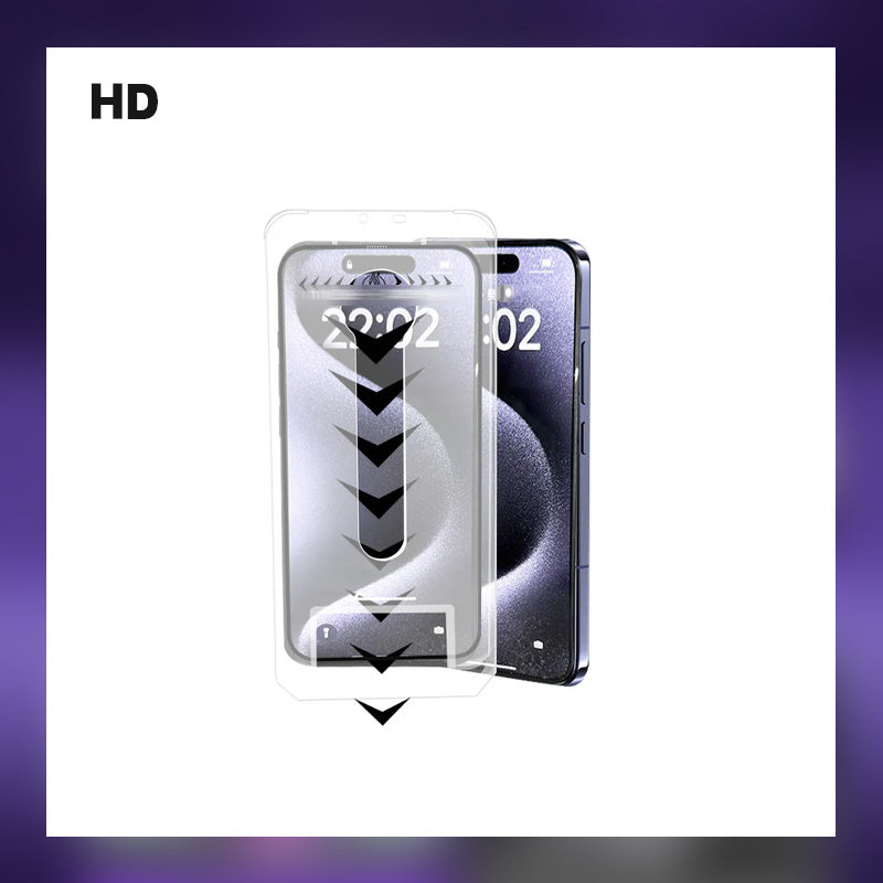 Закалено фолио без прах от копринен екран