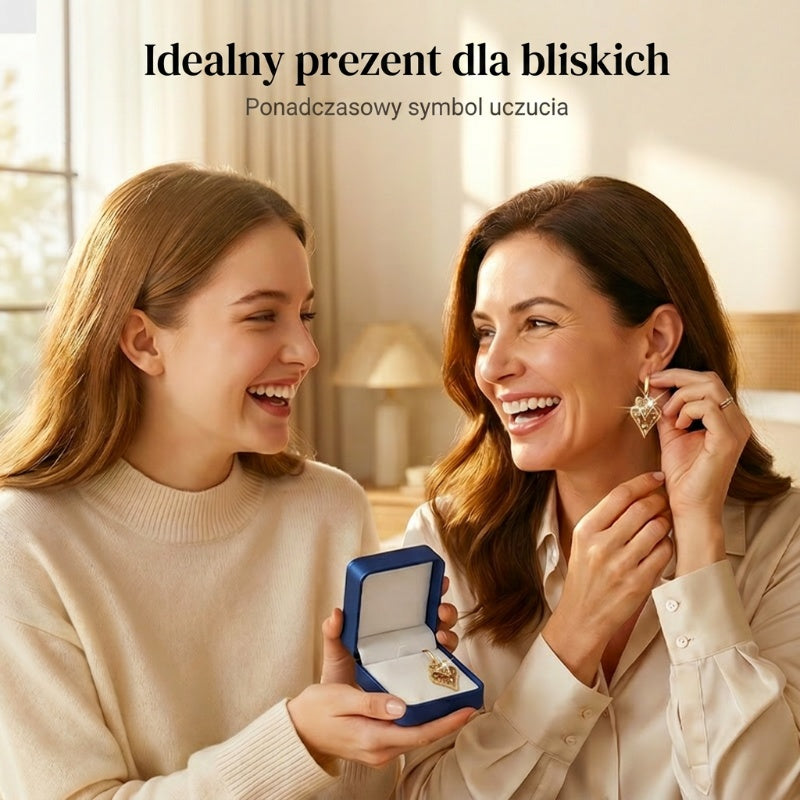 ✨ Sijoči srčki uhani – elegantni in primerni za vsako priložnost