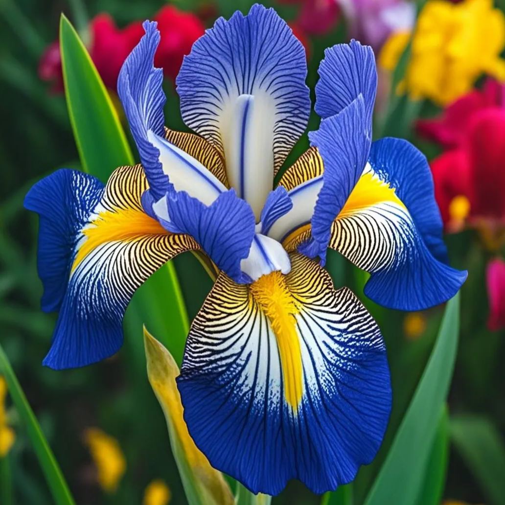 ⚜️Redek, visok bradati iris (premium sorta s koreninami)