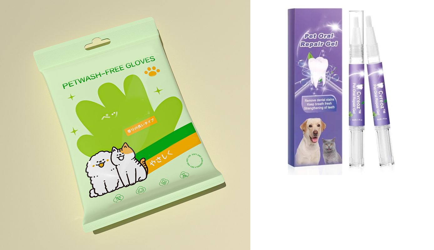 🐶Rokavice za čiščenje in dezodoriranje hišnih ljubljenčkov brez izpiranja