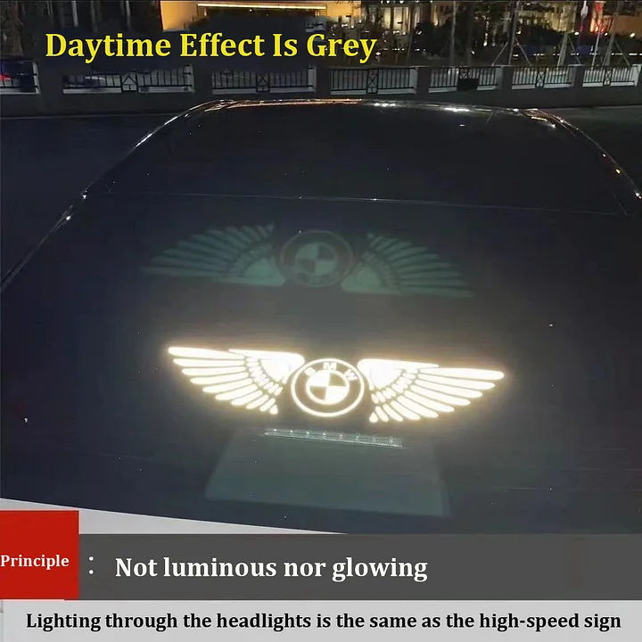 3D стикер за кола с лазерни ангелски крила ✧4 бр.✧