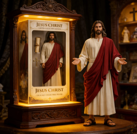 (🎁Последен ден 50% отстъпка)🙏✝️Исус Христос - Лимитирано колекционерско издание, фигурка в мащаб 1/6