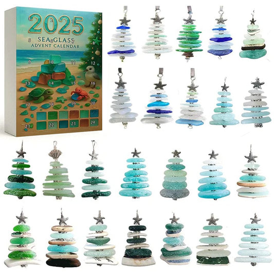 🌊✨Акрилен адвент календар с ефект на коледна елха 🎄❄️