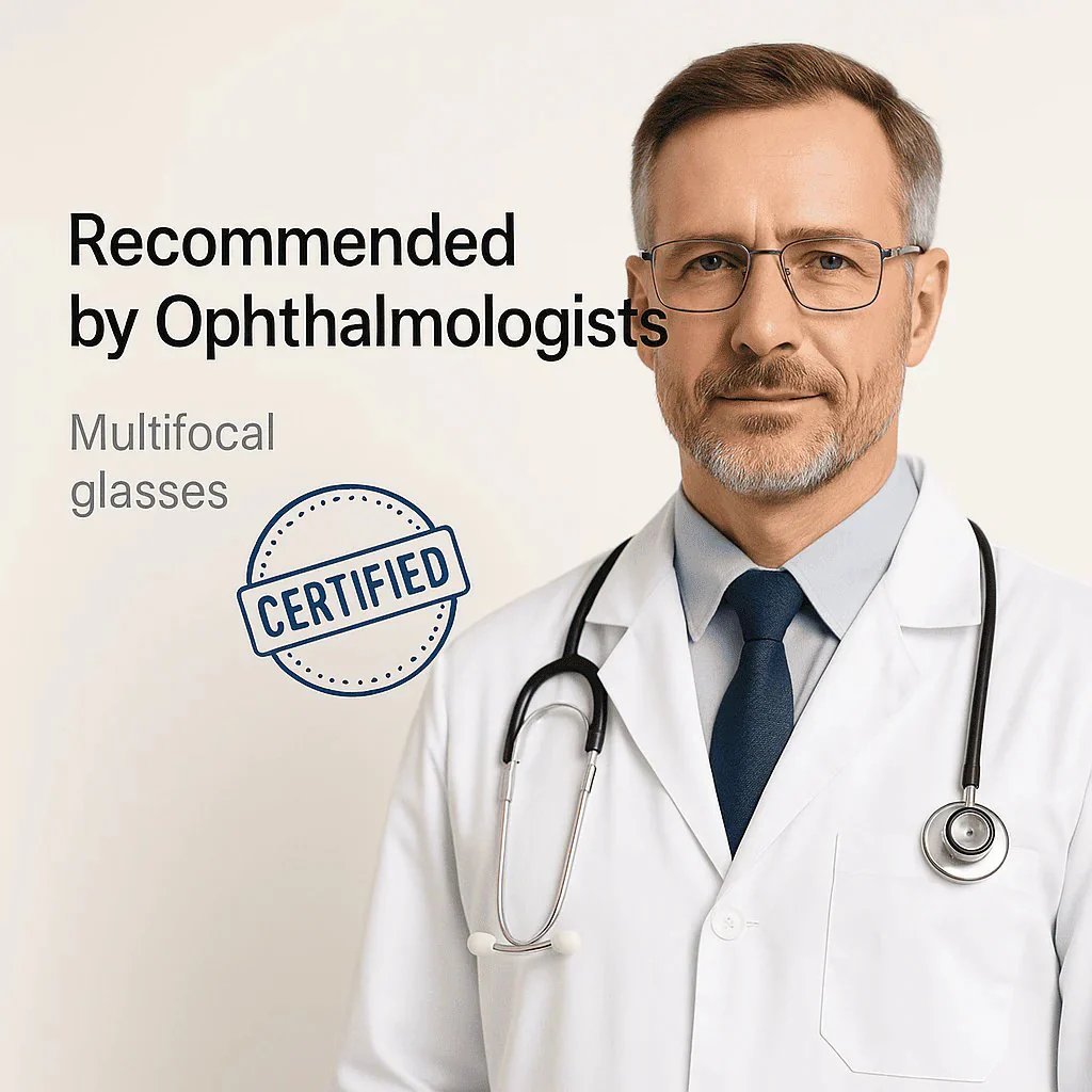 Okulary wieloogniskowe VisionSync [technologia adaptacyjna]
