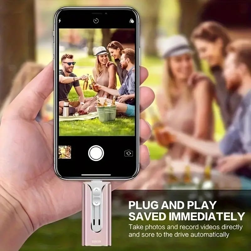 32~256GB Micro USB + 8-пинов + USB 3.0 4 в 1 U-диск за мобилен телефон, компютър