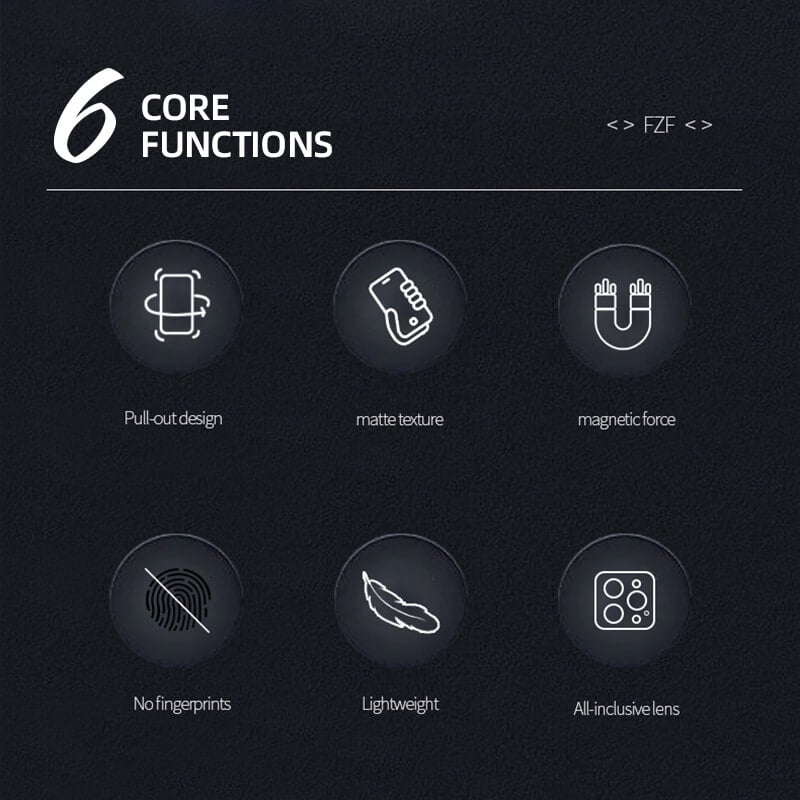 Калъф с магнитна стойка за iPhone