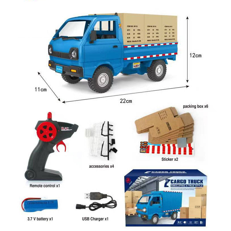 🔥🎁 Играчка контейнеровоз с дистанционно управление, презареждаща се 🎮🚚
