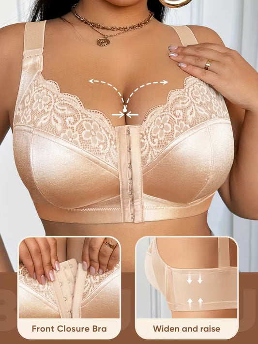 👙TRIUMPH – [4 szt.]🔥Biustonosz damski o 50% pełnym pokryciu dla kobiet o większych rozmiarach – Biustonosze plus size o wyrazistych proporcjach