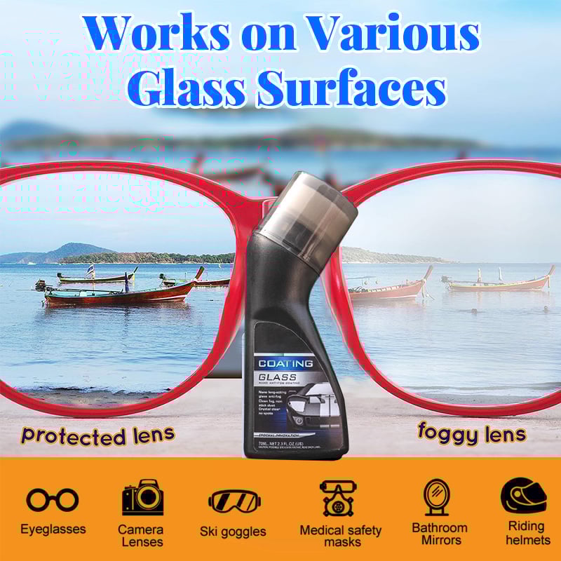 Препарат против запотяване с микрочастици за чистачки🏍️