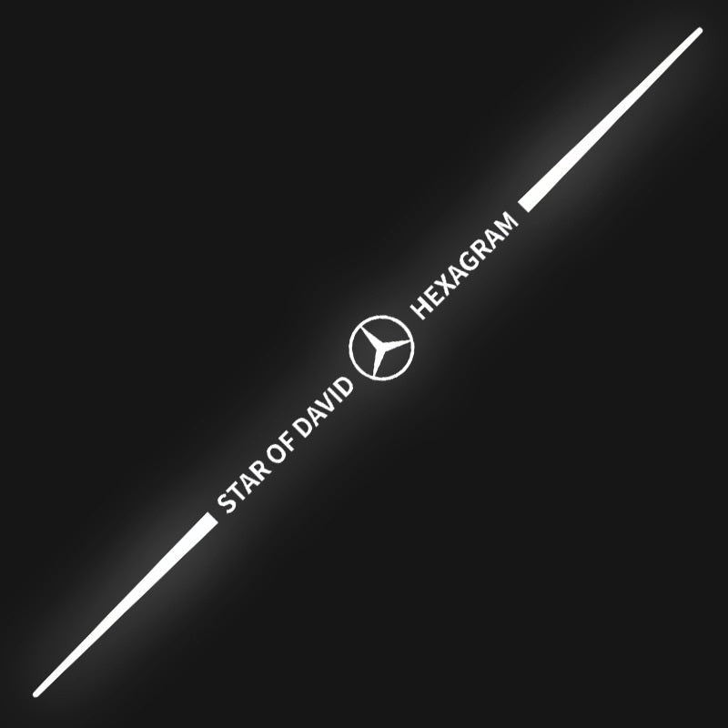 3D цветни лазерно отразяващи стикери за кола 4 бр.