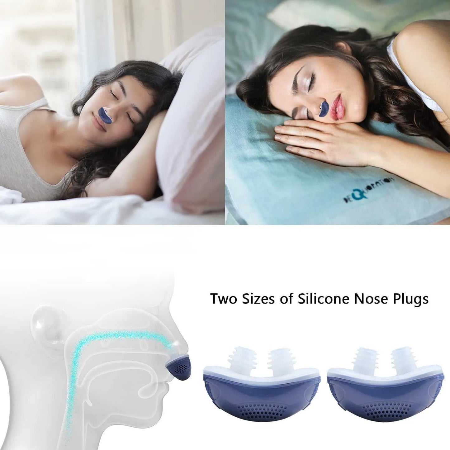 Nov mini CPAP aparat brez cevi, brez maske, ventilator proti smrčanju