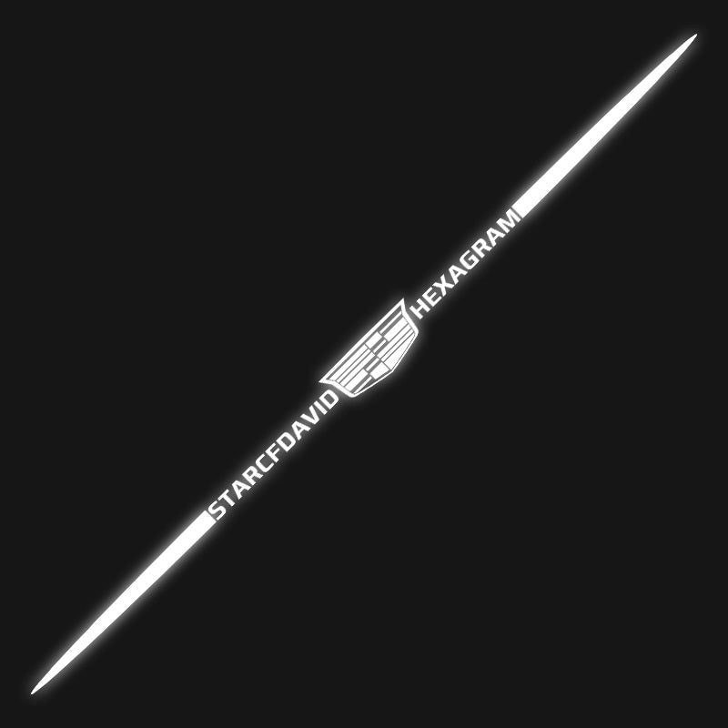 3D цветни лазерно отразяващи стикери за кола 4 бр.