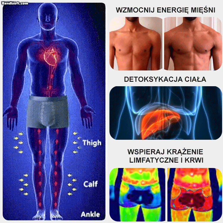 Majtki do masażu magnetycznego męskiego