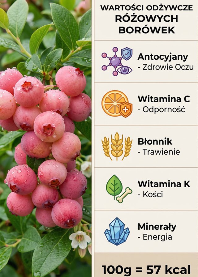[Piękne i pyszne] Nasiona borówki Pink Lady, która w tym roku zaowocuje