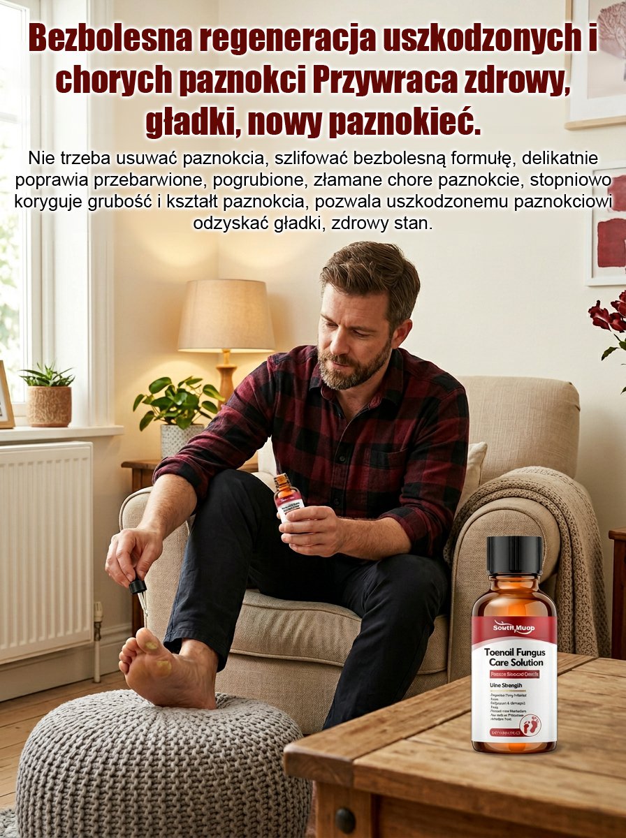 【Bezbolesna wymiana paznokci】Ziołowy łagodny płyn do naprawy paznokci dotkniętych grzybicą