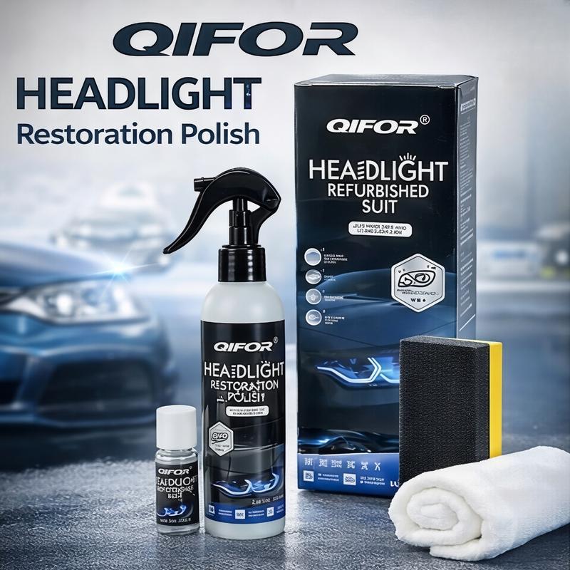 🚘 Set za obnovo leč žarometov – obnovite jasnost motnih in porumenelih leč žarometov 💡