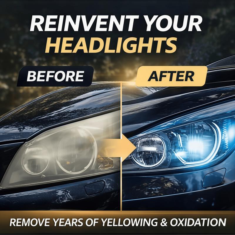 🚘 Set za obnovo leč žarometov – obnovite jasnost motnih in porumenelih leč žarometov 💡