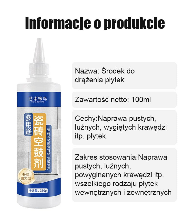 Płyn do wypełniania fug płytek ceramicznych