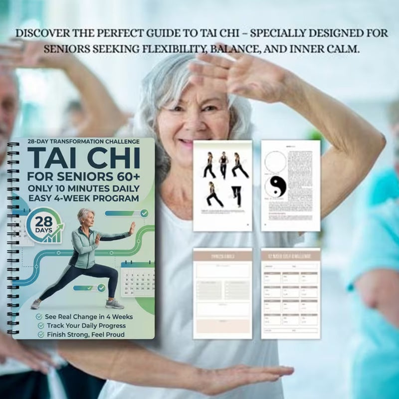 ☯️ 50% ZNIŻKI! 📖 28-dniowy poradnik Tai Chi – 10-minutowe codzienne ćwiczenia, przyjazny dla początkujących i łagodny 🌿