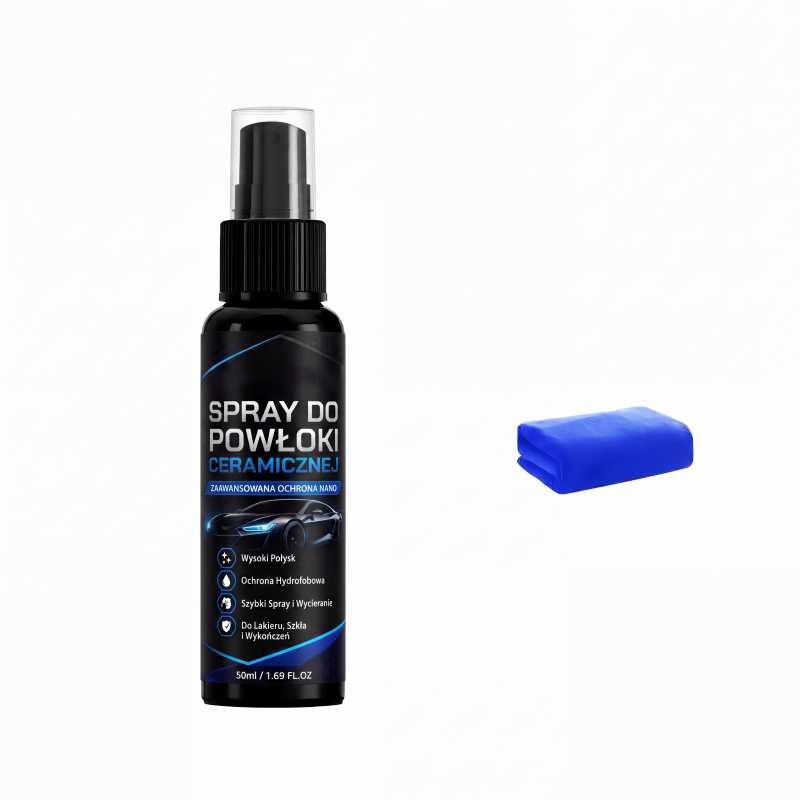 Ceramiczna powłoka nano w sprayu do samochodów