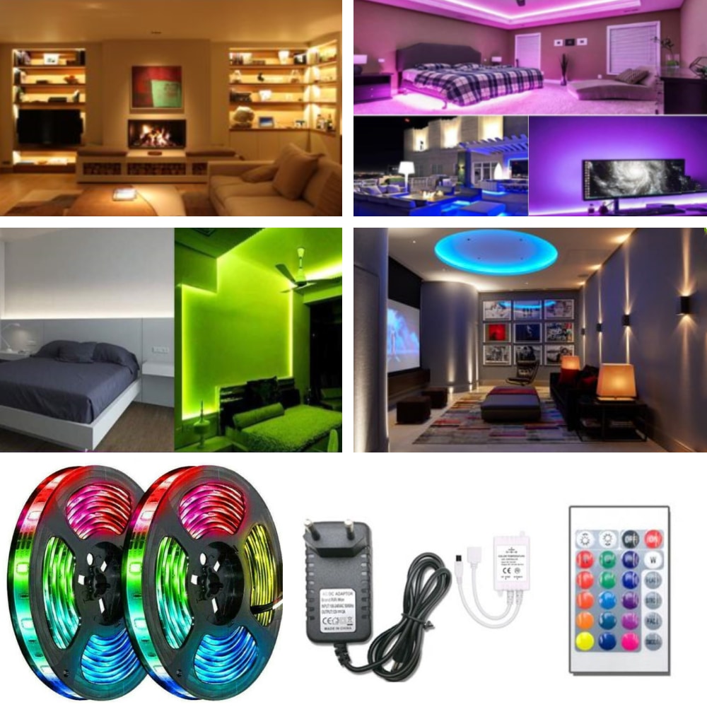 LED лента RGB-W 5м с дистанционно