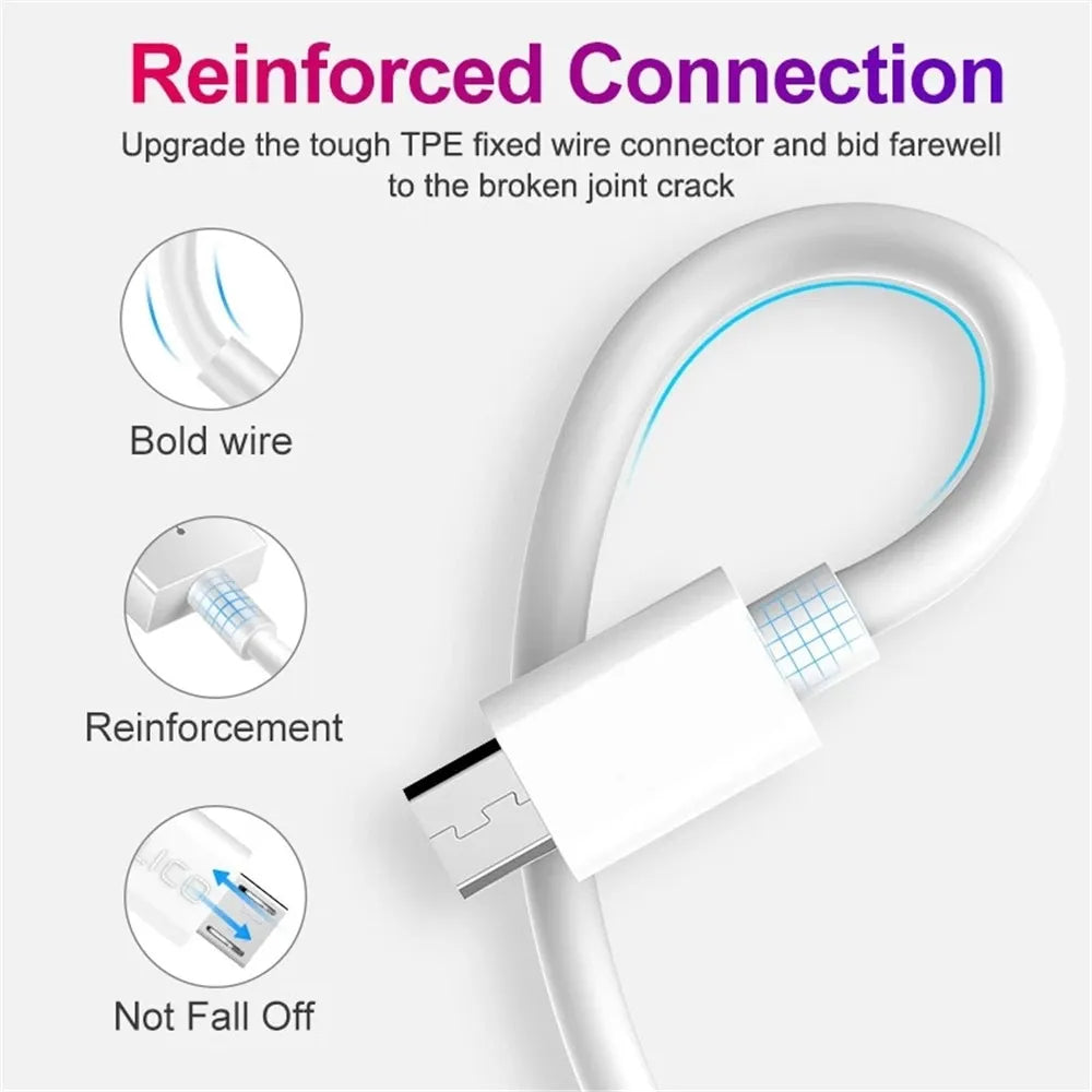 Кабел Micro USB 5A Кабел за бързо зареждане на мобилен телефон