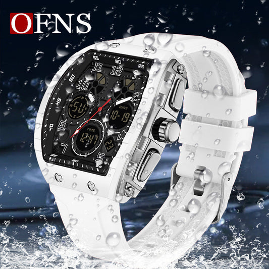 ⌚Męski sportowy zegarek cyfrowy z podświetleniem i funkcją automatycznego datownika✨