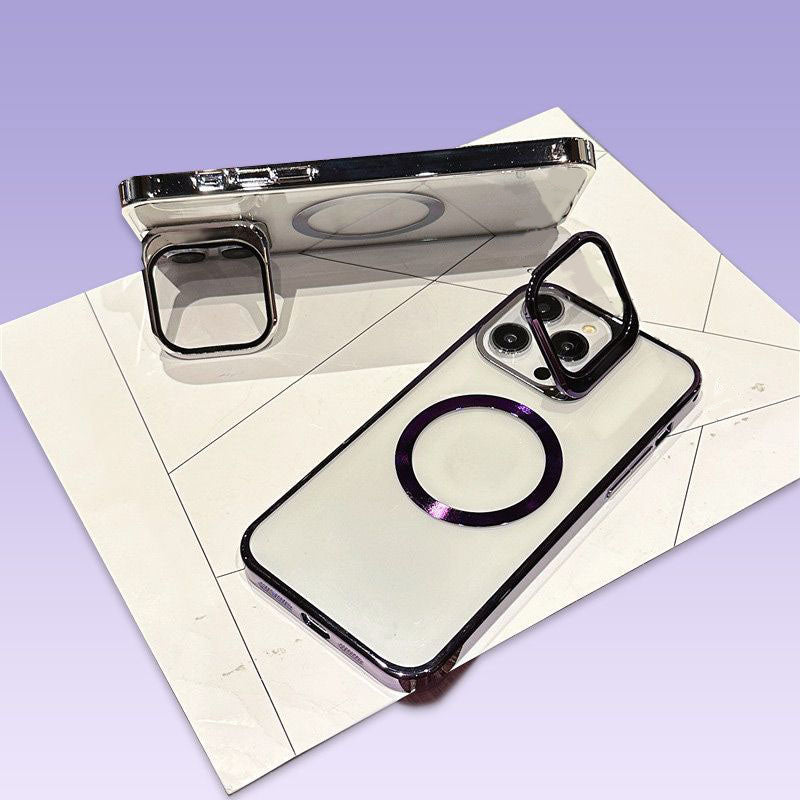 Калъф за телефон от галванизирана сплав с покритие за камера за iPhone
