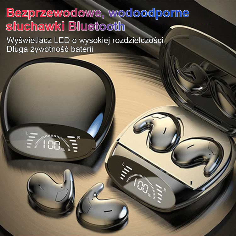 Безжични водоустойчиви Bluetooth слушалки (звуков ефект 5.2)