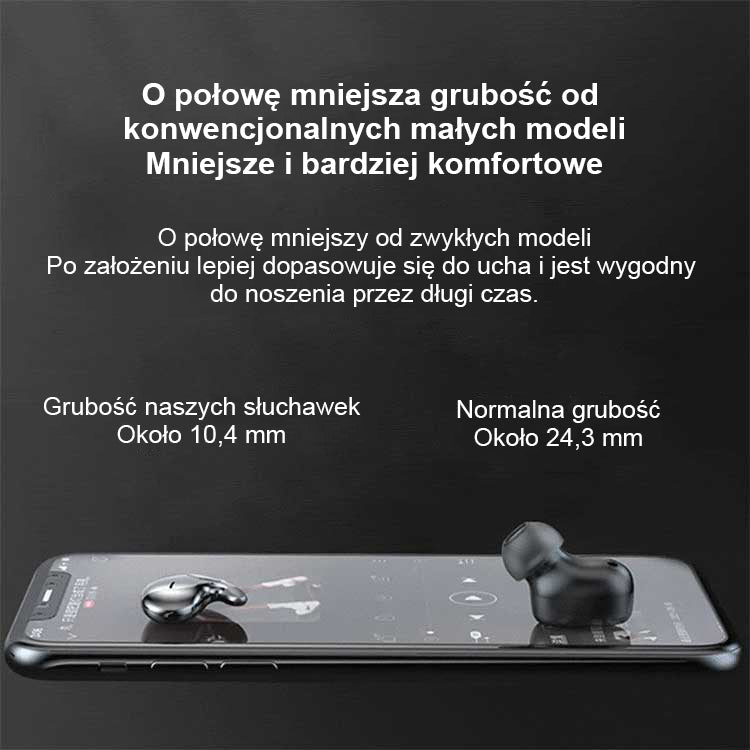 Безжични водоустойчиви Bluetooth слушалки (звуков ефект 5.2)