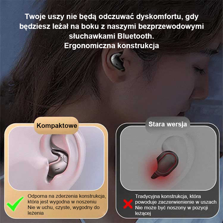 Безжични водоустойчиви Bluetooth слушалки (звуков ефект 5.2)