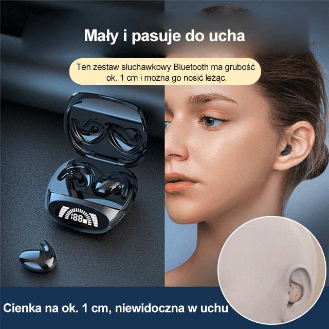 Безжични водоустойчиви Bluetooth слушалки (звуков ефект 5.2)