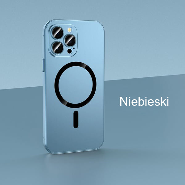 Магнитен матов алуминиев калъф за iPhone.