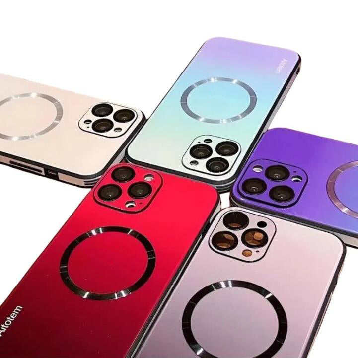 Градиентен кейс с магнит за iPhone