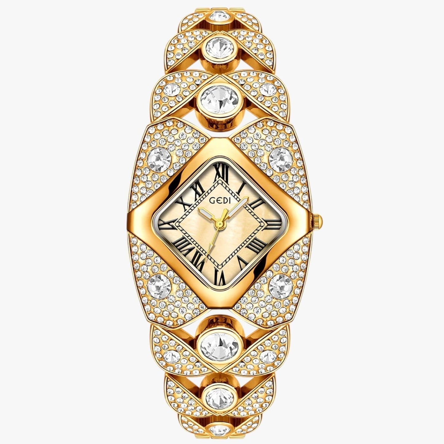 Callie | Дамски часовник Elegance 2025 с лек диамантен корпус и водоустойчив дизайн