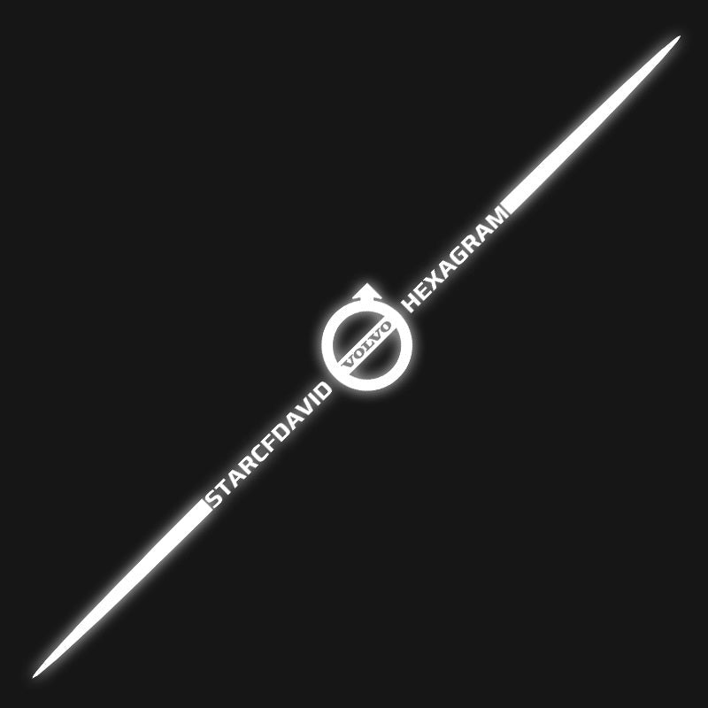 3D цветни лазерно отразяващи стикери за кола 4 бр.