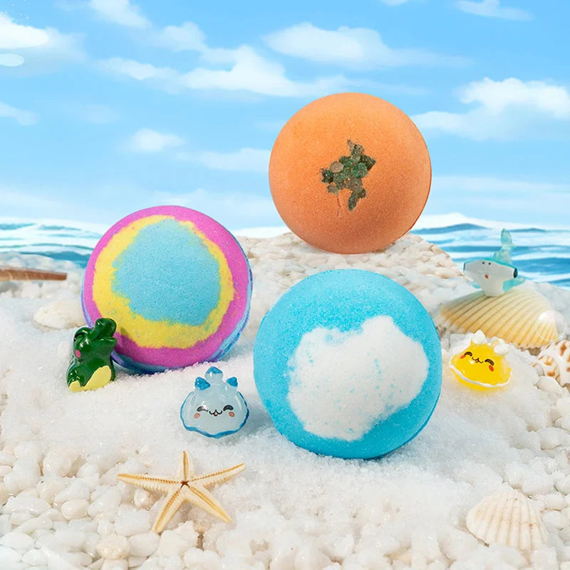 🔥🛁 Naturalne kule do kąpieli dla dzieci z mega bąbelkami i niespodzianką w środku 🥚✨12 szt. [1 opakowanie]