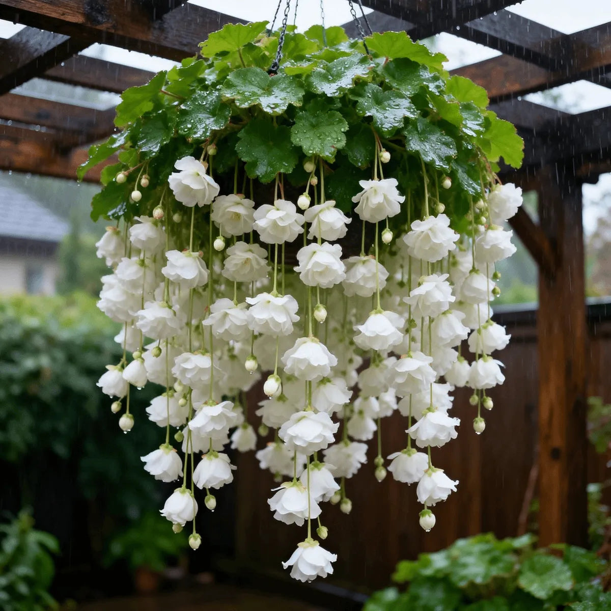 💥 Kralj cvetenja v viseči košari št. 1 – Kaskadne gomoljne begonije 💐