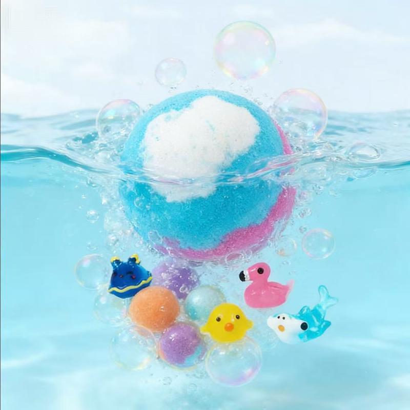 🔥🛁 Naturalne kule do kąpieli dla dzieci z mega bąbelkami i niespodzianką w środku 🥚✨12 szt. [1 opakowanie]