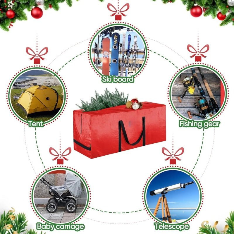 🎄Новогодишни промоции -60% ОТСТЪПКА!!⚡НАД 50 000 ПРОДАДЕНИ!🔥Издръжлива, водоустойчива чанта за съхранение на коледна елха