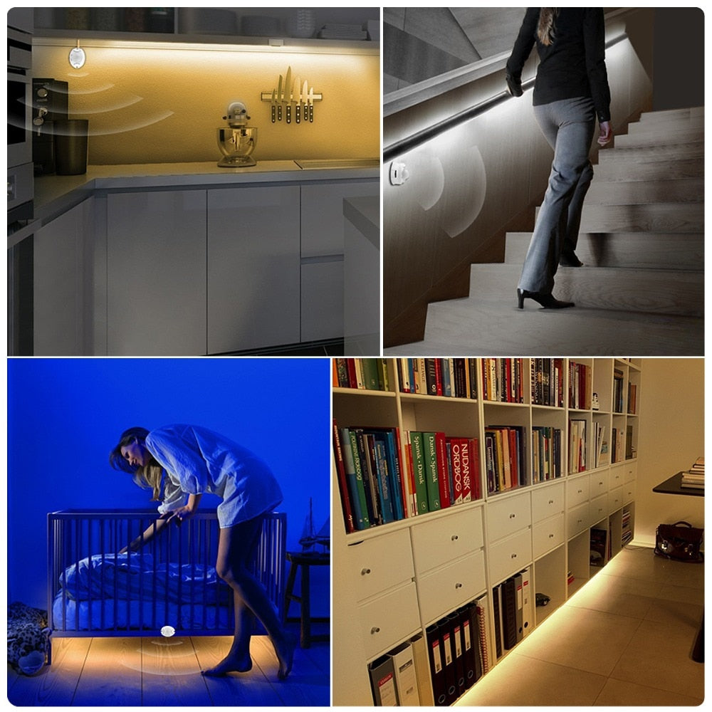 LED лента със сензор за движение в различни размери