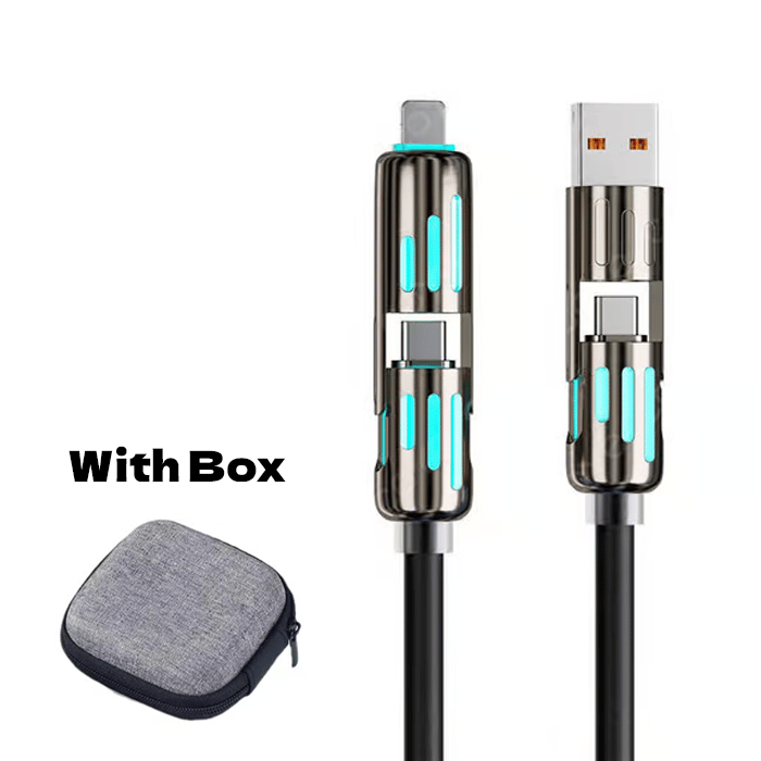 🔥Kabel do ładowania USB 4 w 1, szybkie ładowanie⚡
